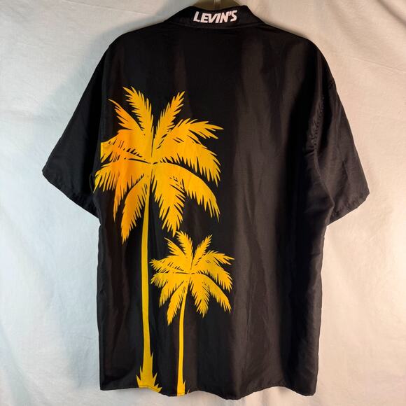 Pittsburgh Pirates Shirt Mens XL Palm Tree MLB Baseball Button Up Levin's Hawaii - Picture 5 of 7